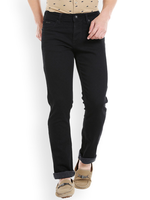 

Integriti Men Black Slim Fit Mid-Rise Clean Look Jeans