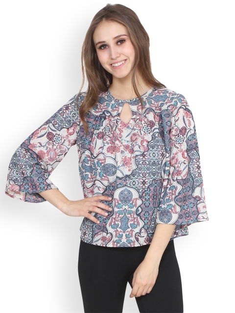

Martini Women Grey Printed Top
