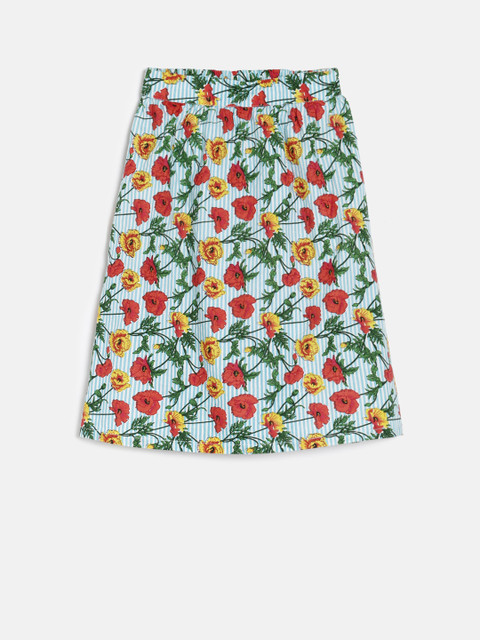 

Fame Forever by Lifestyle Multicoloured Printed A-Line Skirt, Multi