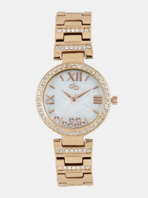

DressBerry Women White Analogue Watch