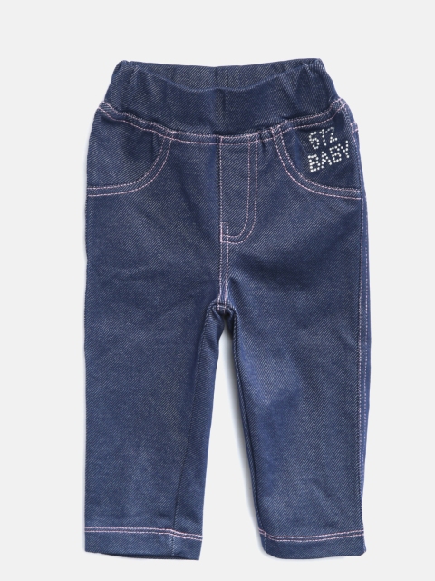 

612 league Girls Navy Blue Jeggings