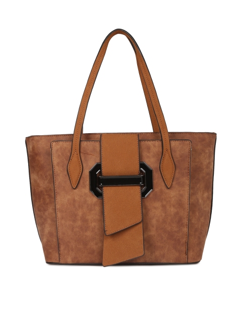 

CODE by Lifestyle Brown Self Design Shoulder Bag