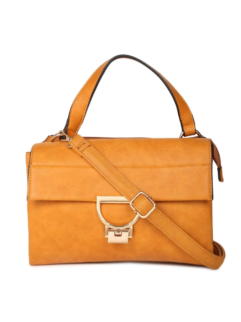 

CODE by Lifestyle Mustard Yellow Solid Sling Bag