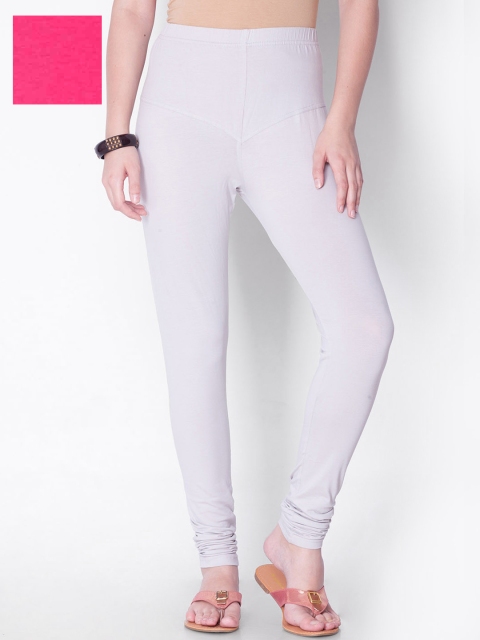 

Dollar Missy Pack of 2 Churidar-Length Leggings, Pink
