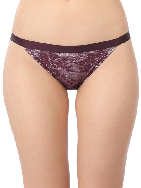 

Triumph Women Maroon Fashion 122 Modern Tanga Brief 7613125597695
