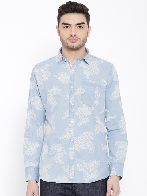 

Duke Men Blue Smart Regular Fit Printed Casual Shirt