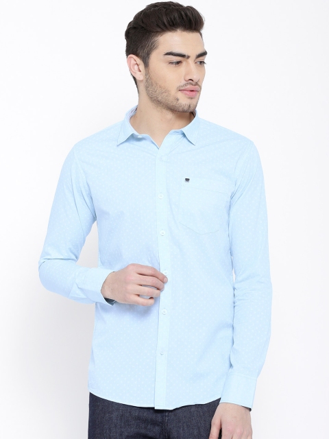 

Duke Men Blue Smart Regular Fit Printed Casual Shirt
