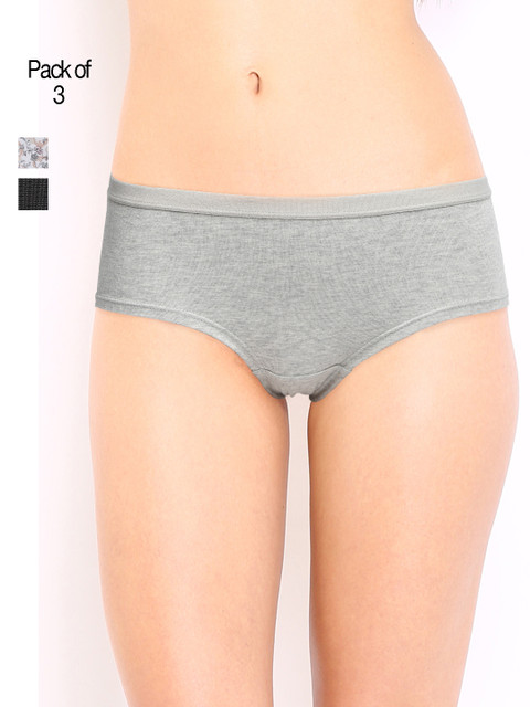 

Ginger by Lifestyle Pack of 3 Printed Briefs GNL-AW17-HIP03, White