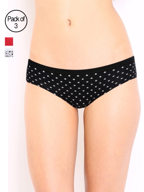 

Ginger by Lifestyle Pack of 3 Printed Briefs GNL-AW17-HIP03, White