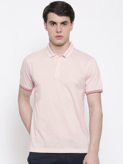 

CODE Men By Lifestyle Men Peach Coloured Turtle Neck T-shirt