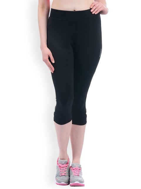 

Sweet Dreams Women Black Solid Regular Fit Capris