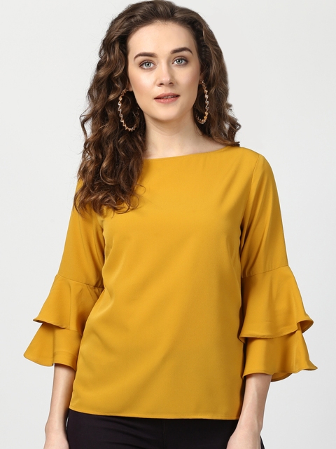 

Harpa Women Mustard Solid Top