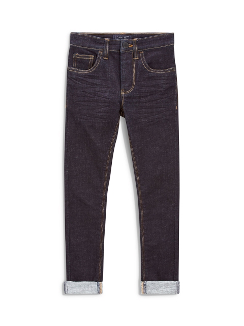 

next Boys Grey Skinny Fit Mid-Rise Clean Look Jeans