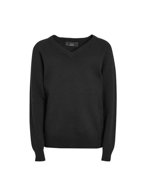 

next Boys Black Solid Pullover