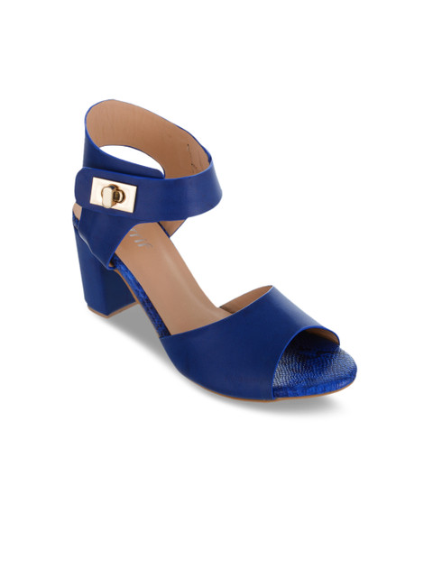 

Sherrif Shoes Women Navy Blue Solid Sandals