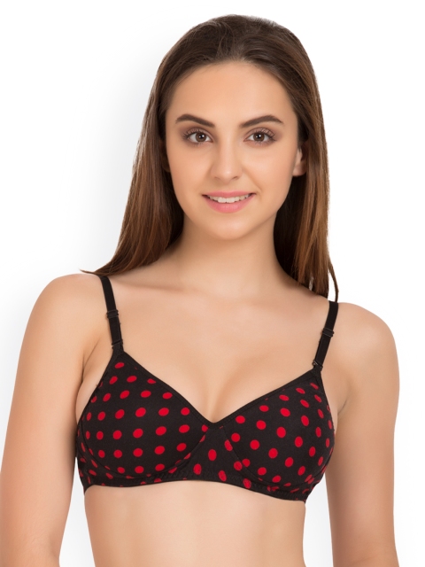 

Tweens Black & Red Printed Non-Wired Lightly Padded T-shirt Bra TW_1324PR