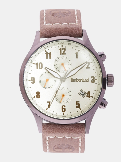 

Timberland Men Cream-Coloured Analogue Watch TBL.15335JSBN/07