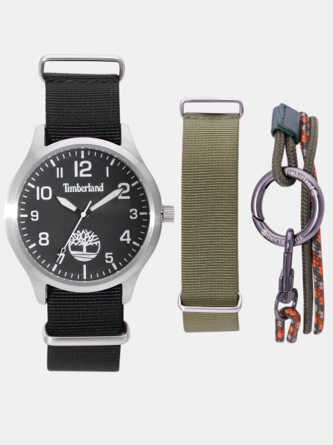 

Timberland Men Watch Gift Set, Black