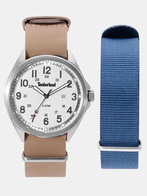 

Timberland Men White Analogue Watch TBL-GS-14829JS-01-AS
