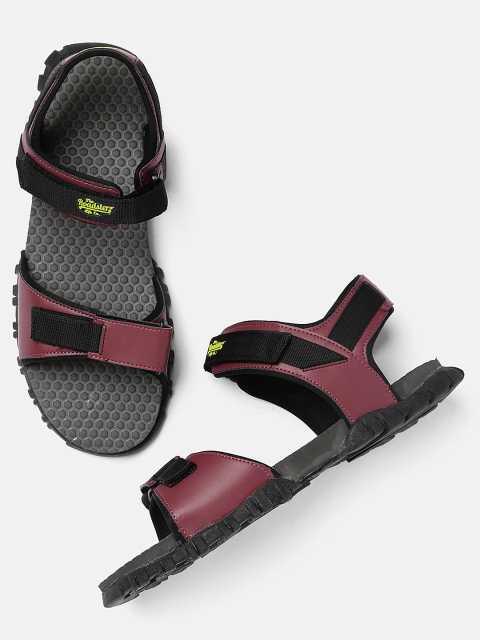

Roadster Men Maroon Sports Sandals