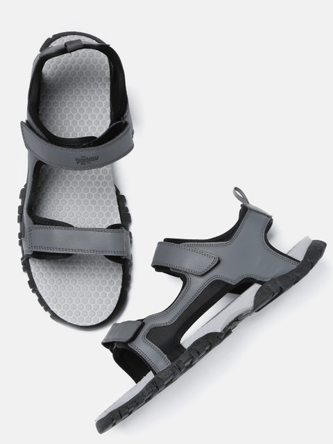

Roadster Men Grey Sports Sandals