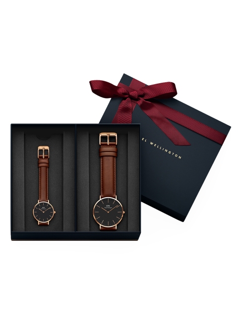 

Daniel Wellington Classic unisex Black watch gift set DW00500102