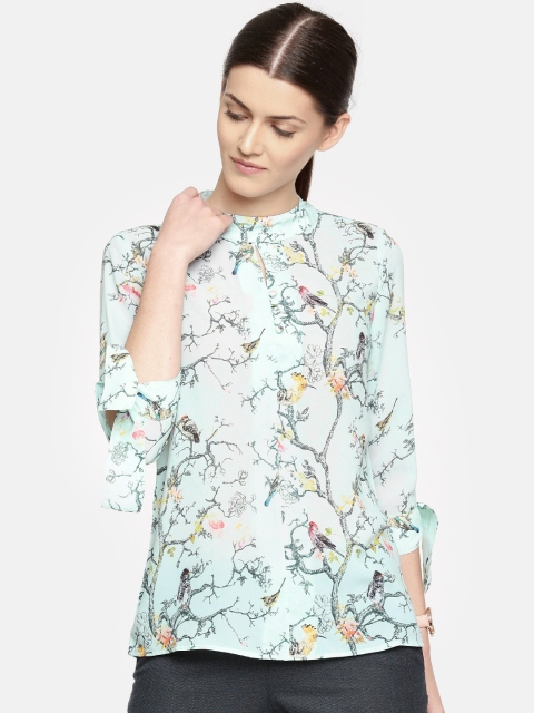 

Arrow Woman Green Printed Top