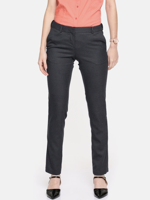 

Arrow Woman Blue Original Tapered Fit Solid Formal Trousers