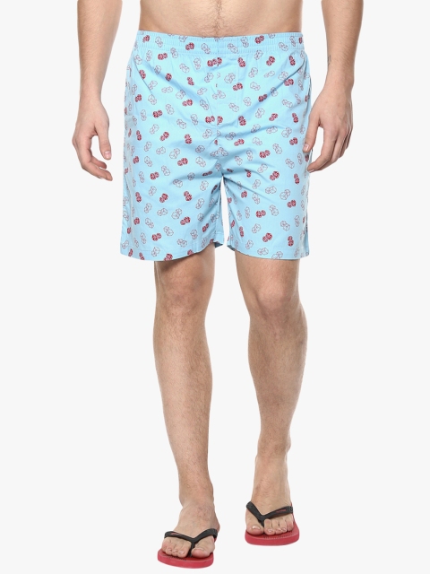 

Crimsoune Club Light Blue Printed Boxer BX4044-2-XXL