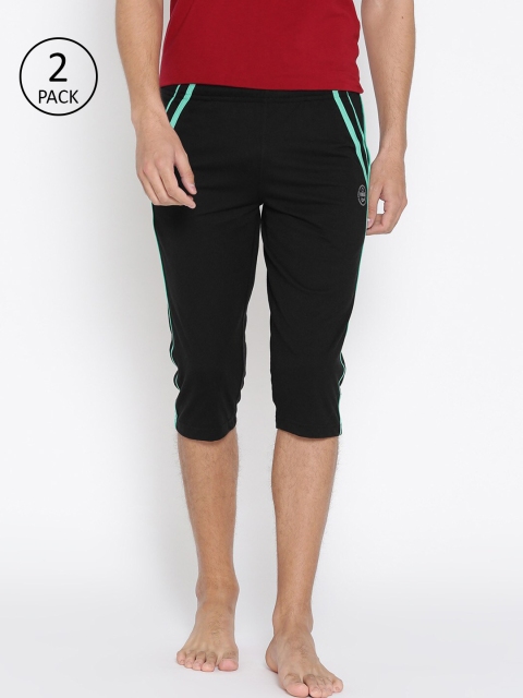

Sweet Dreams Men Black Solid Lounge Shorts MJ-160718CO