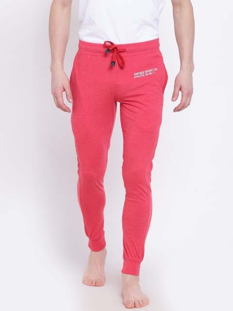 

Sweet Dreams Men Red Solid Joggers MP-153318CO