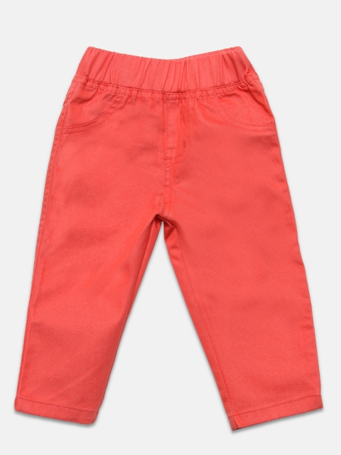 

Baby League Girls Coral Orange Jeggings