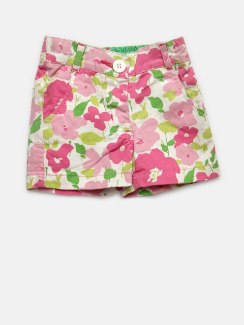 

Baby League Girls Pink Printed Shorts
