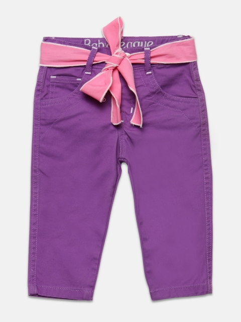 

612 league Girls Purple Trousers