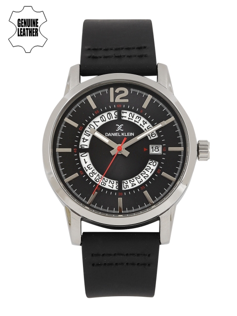 

Daniel Klein Men Black & Silver-Toned Analogue Watch DK11509-1