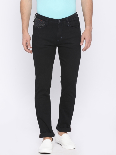 

Lee Men Black Bruce Skinny Fit Mid-Rise Clean Look Stretchable Jeans