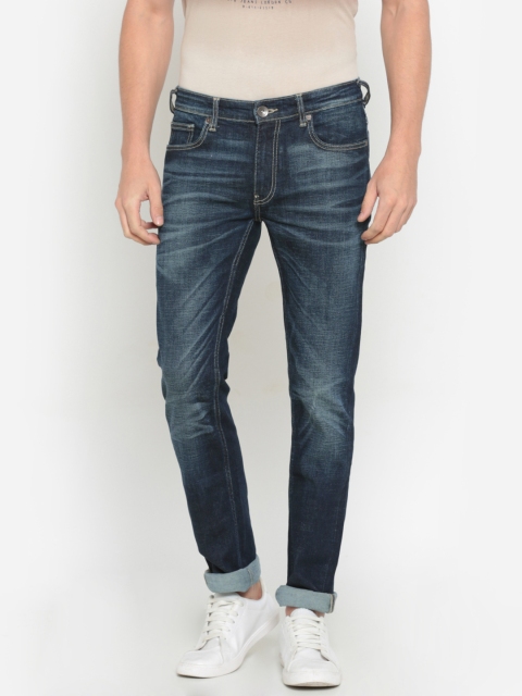 

Pepe Jeans Men Blue Slim Fit Low-Rise Clean Look Stretchable Jeans