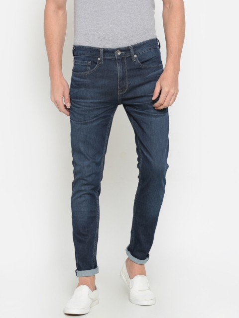 

Pepe Jeans Men Blue Slim Fit Low-Rise Clean Look Stretchable Jeans