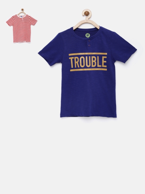 

YK Boys Pack of 2 T-Shirts, Blue