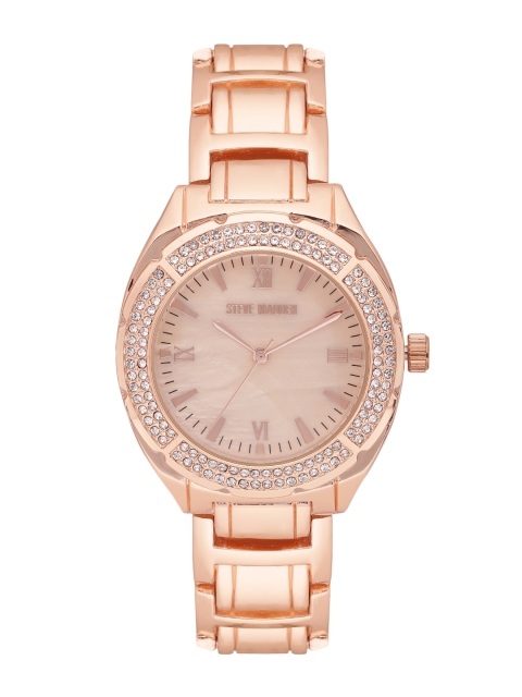 

Steve Madden Women Rose Gold-Toned Analogue Watch SMW099Q