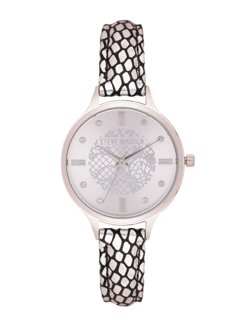 

Steve Madden Women Silver-Toned Analogue Watch SMW151