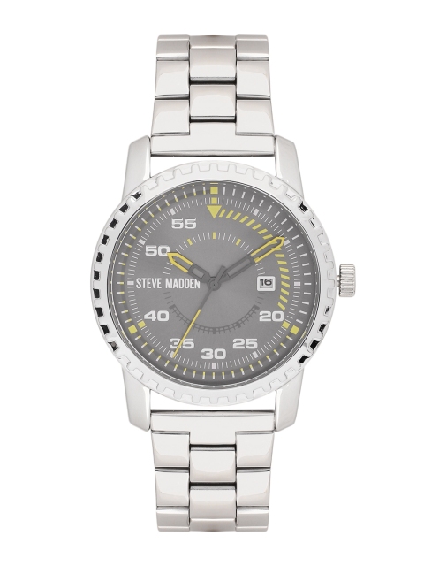 

Steve Madden Men Charcoal Grey Analogue Watch SMW143BK