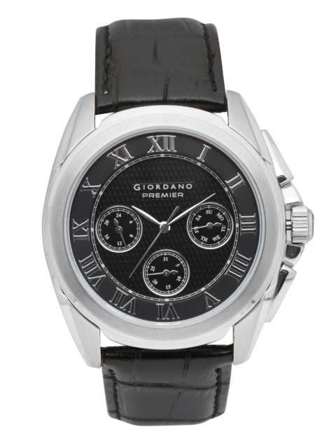 

GIORDANO Men Black Analogue Watch P1004-01