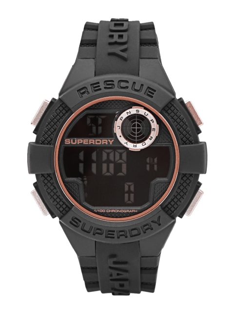 

Superdry Men Black Digital Watch SYG011BRG