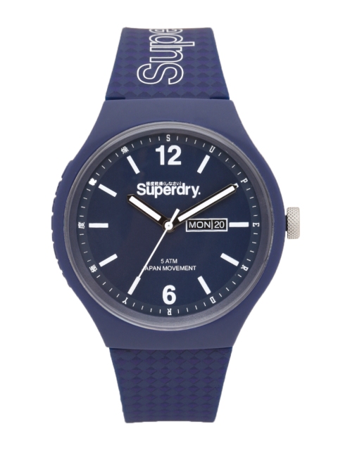 

Superdry Men Navy Analogue Watch SYG179UU, Navy blue