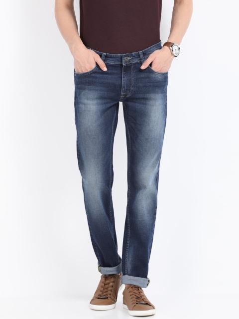 

Indian Terrain Men Blue Slim Fit Low-Rise Clean Look Jeans