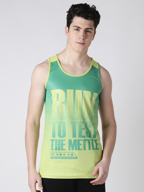 

Alcis Men Yellow Printed Round Neck T-shirt