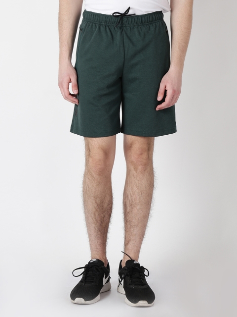 

Alcis Men Green Printed Slim Fit Sports Shorts