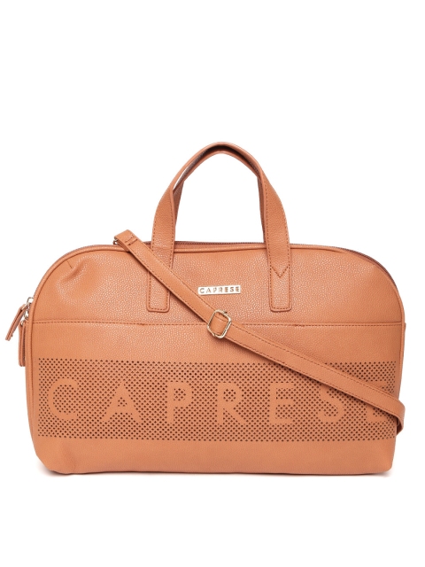 

Caprese Tan Solid Handheld Bag