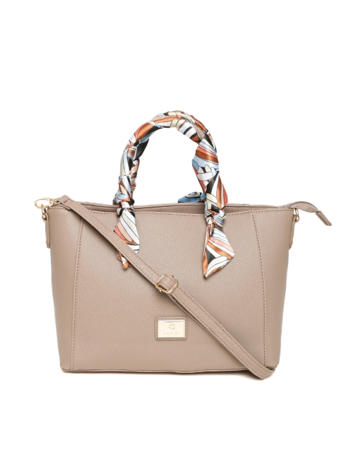 

Caprese Taupe Solid Handheld Bag